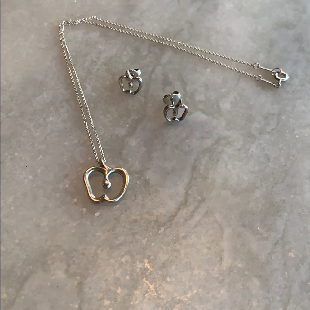 Elsa Perretti Tiffany&Co apple necklace & earring